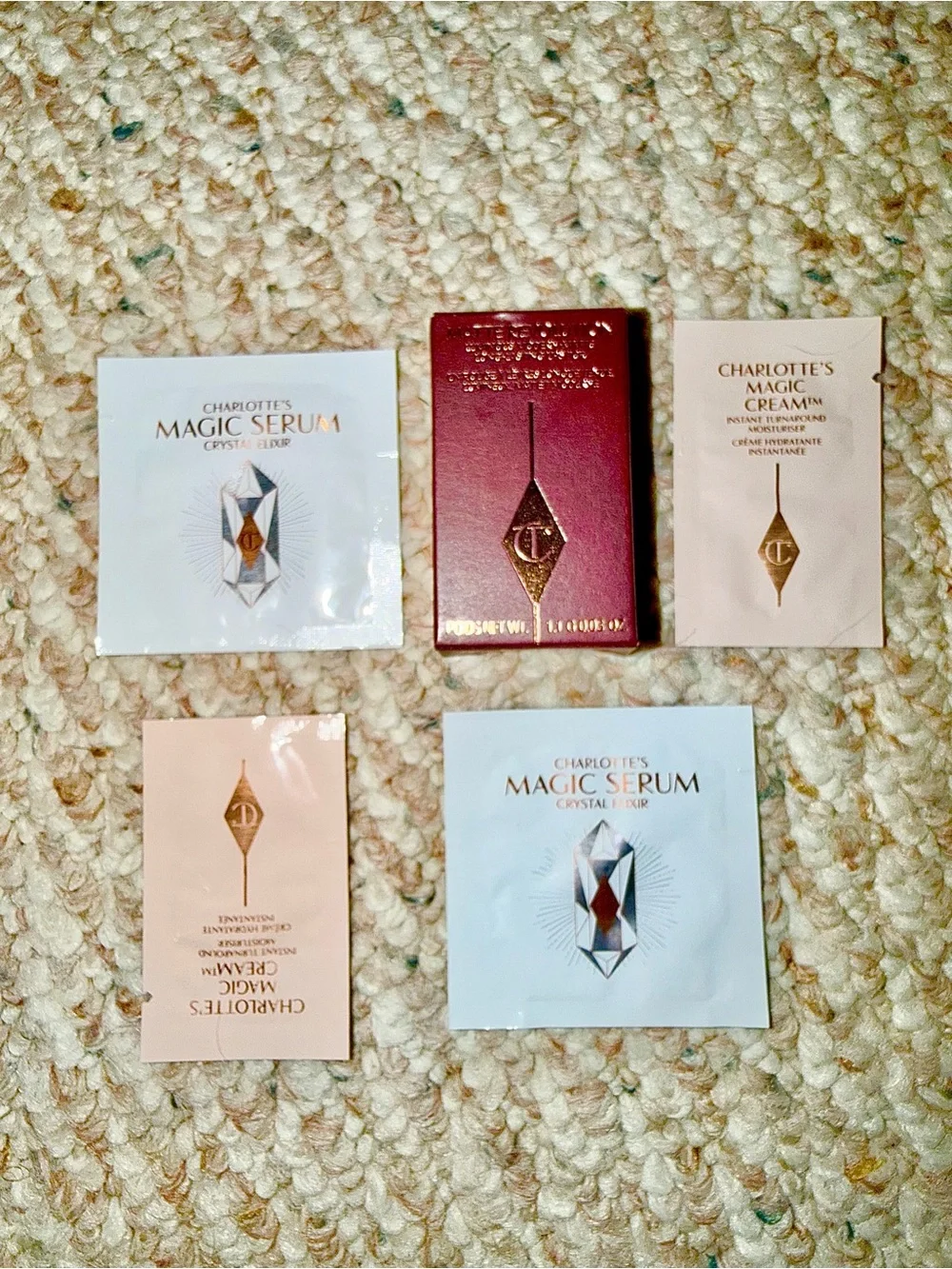 Charlotte Tilbury Pillow Talk Lipstick mini travel bundle. NIB